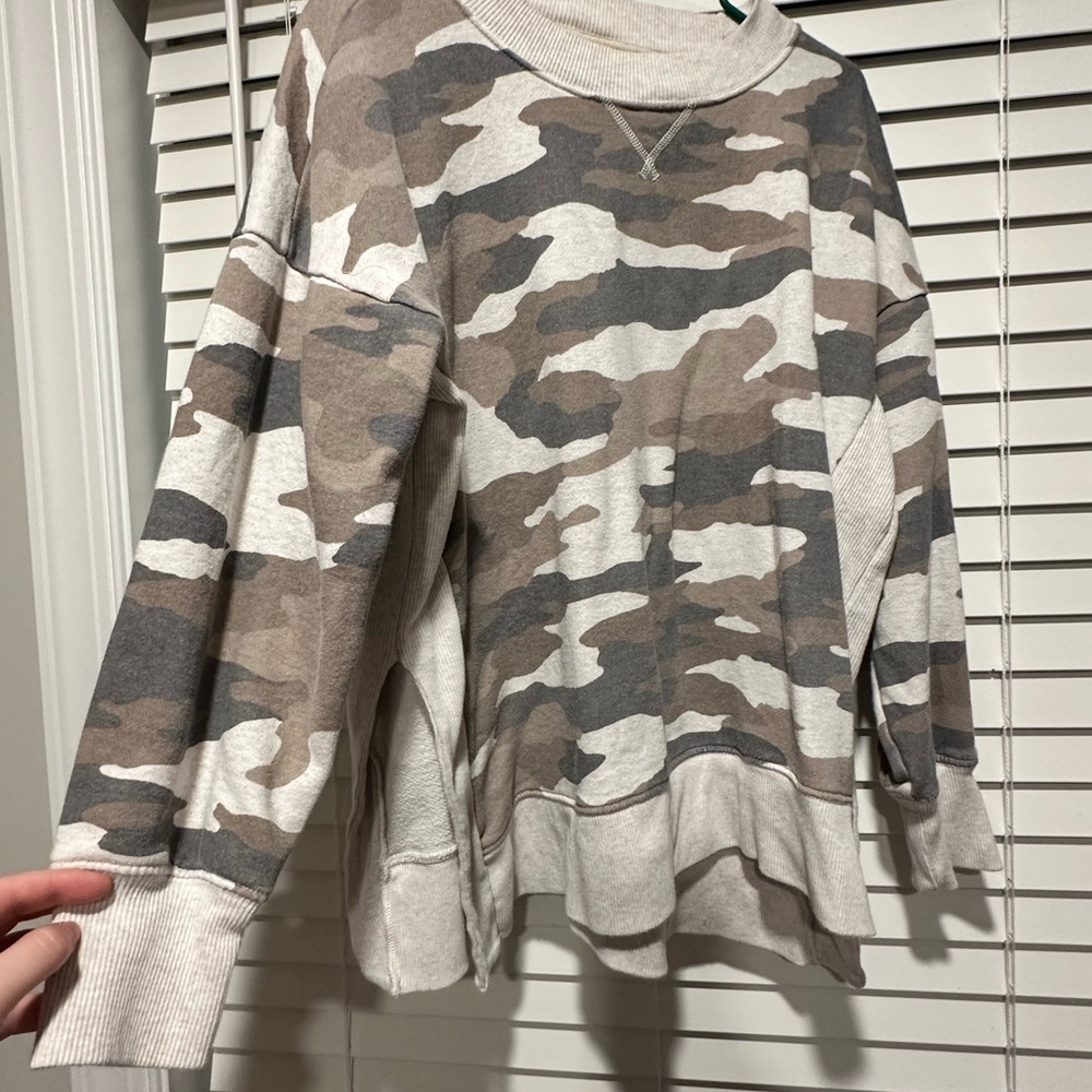 Camouflage Aerie Crewneck